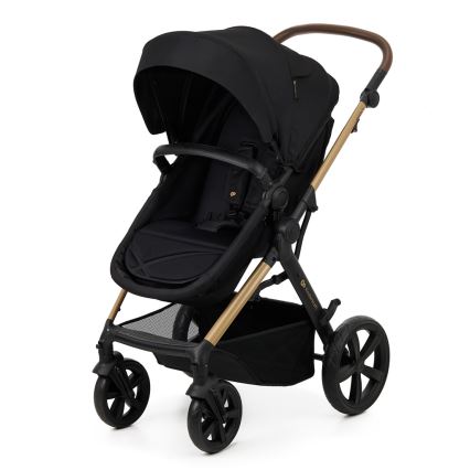 KINDERKRAFT - Wózek wielofunkcyjny 3w1 MOOV 2 Pure black + fotelik samochodowy MINK PRO