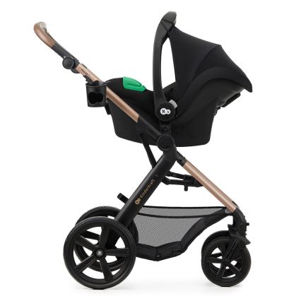 KINDERKRAFT - Wózek wielofunkcyjny 3w1 MOOV 2 Sand beige + fotelik samochodowy MINK PRO