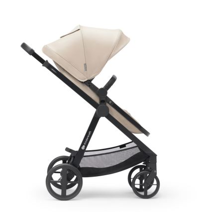 KINDERKRAFT - Wózek wielofunkcyjny 3w1 NEWLY Sand beige + fotelik samochodowy MINK PRO