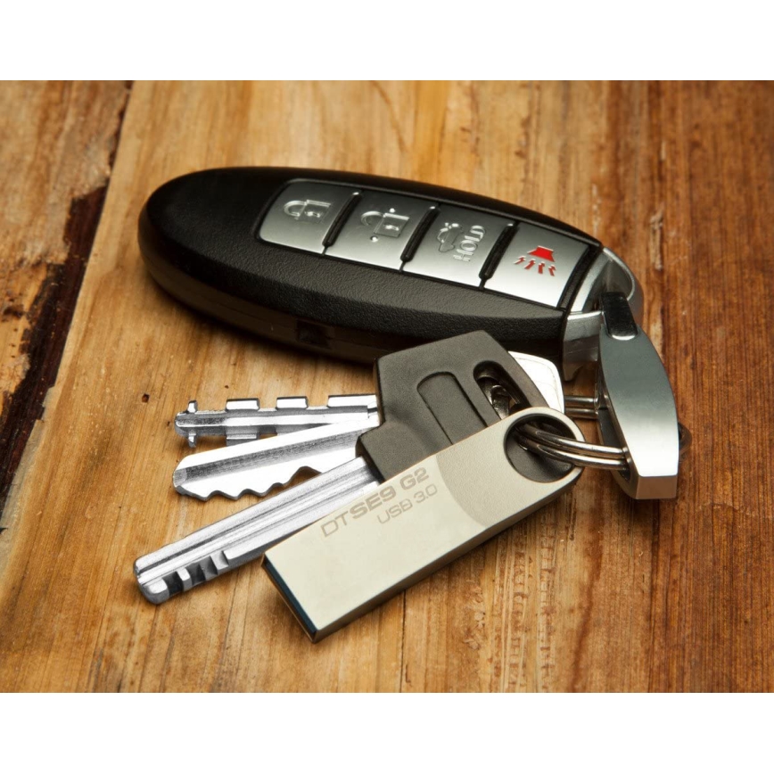 Kingston - Metalowy pendrive DATATRAVELER SE9 G2 USB 3.0 64GB