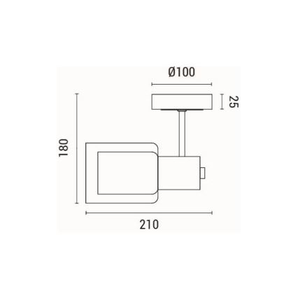 Kinkiet 1xE14/15W/230V
