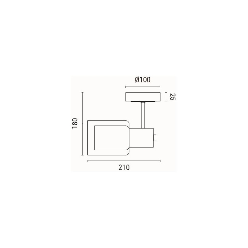 Kinkiet 1xE14/15W/230V