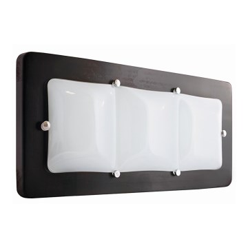 Kinkiet 3xE27/20W/230V wenge/buk