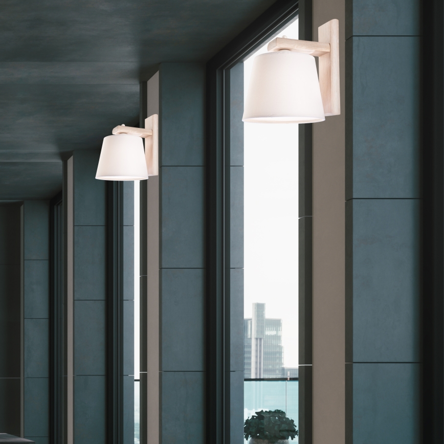 Kinkiet AIDA 1xE27/60W/230V dąb