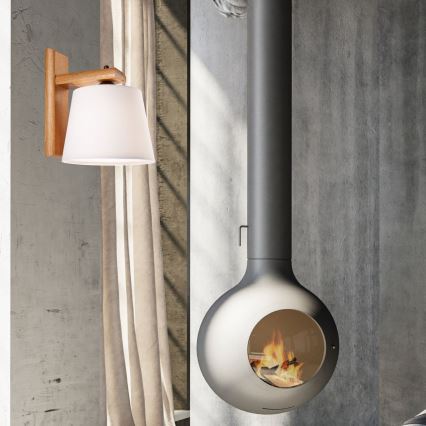 Kinkiet AIDA 1xE27/60W/230V dąb