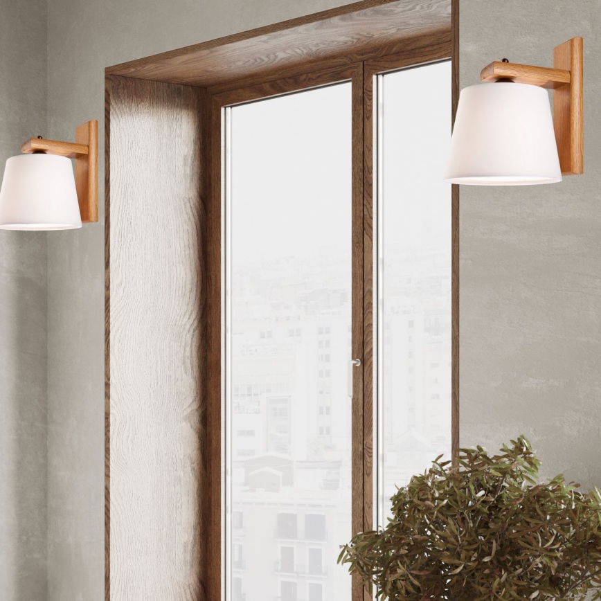 Kinkiet AIDA 1xE27/60W/230V dąb