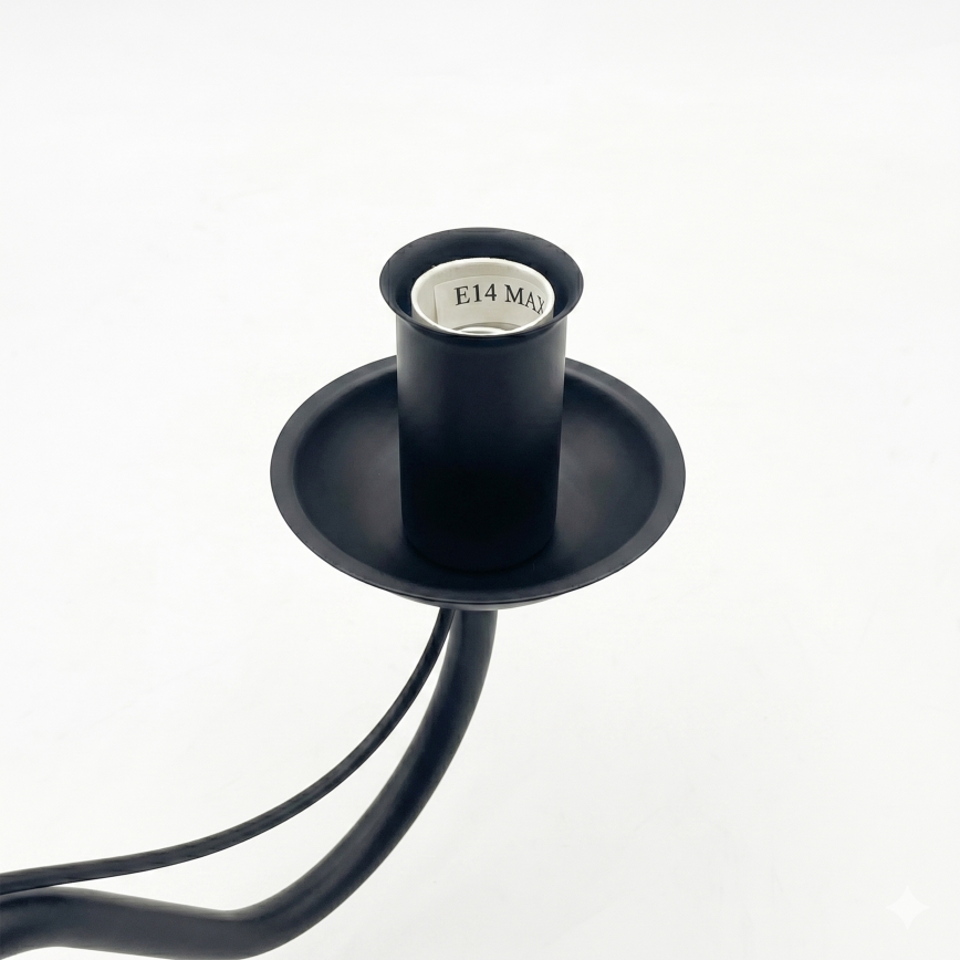 Kinkiet ANTON 1xE14/60W/230V czarny