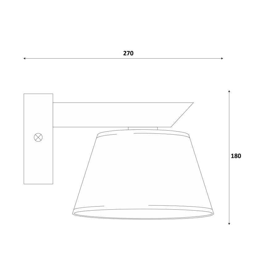 Kinkiet ANTONIO 1xE14/40W/230V buk