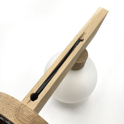 Kinkiet ANTONIO 1xG9/5W/230V dąb/biały