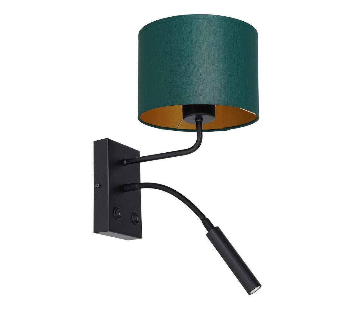 Kinkiet ARDEN 1xE27/60W+1xG9/8W/230V zielony/złoty