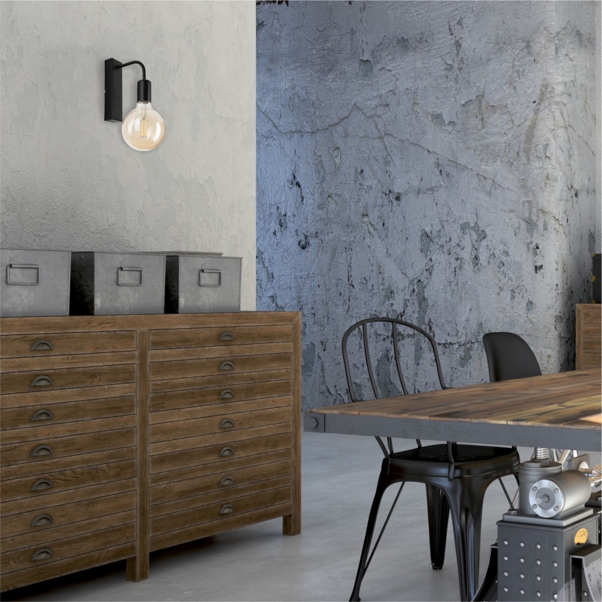 Kinkiet ASTRID 1xE27/60W/230V matowa czarny