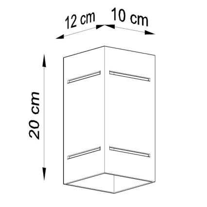 Kinkiet BLOCCO 1xG9/40W/230V