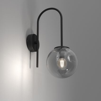 Kinkiet CAMBRIDGE 1xE14/60W/230V czarny