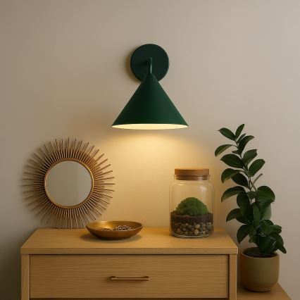 Kinkiet CAPITAL 1xGX53/15W/230V zielony