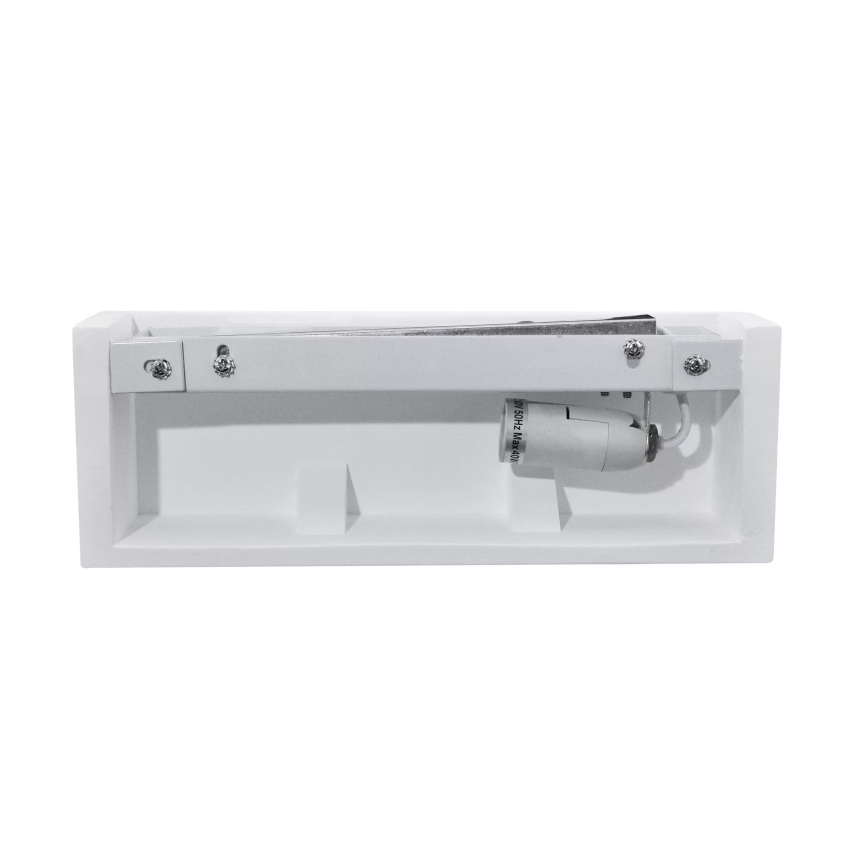Kinkiet CEGIELKA 1xE14/12W/230V gips/biały