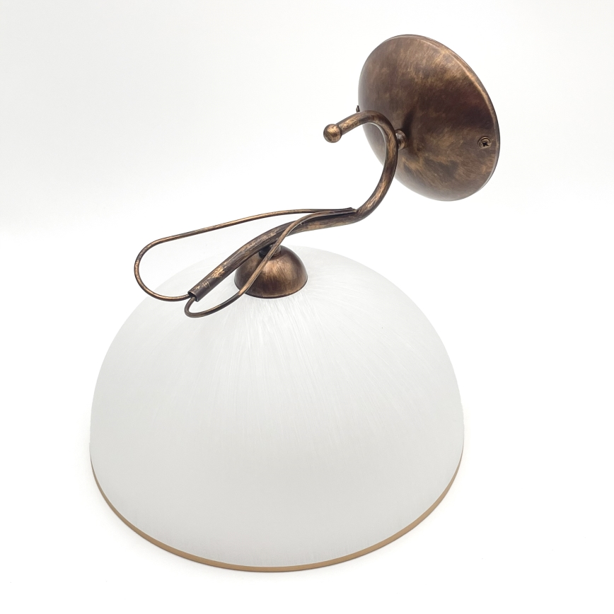 Kinkiet COBRA 1xE27/60W/230V brąz/patyna