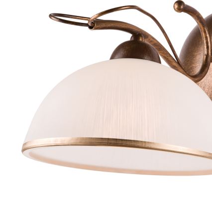 Kinkiet COBRA 1xE27/60W/230V brąz/patyna