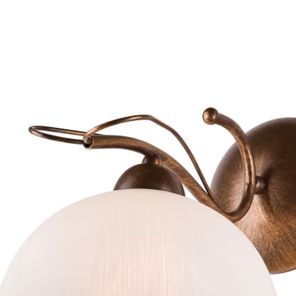 Kinkiet COBRA 1xE27/60W/230V brąz/patyna