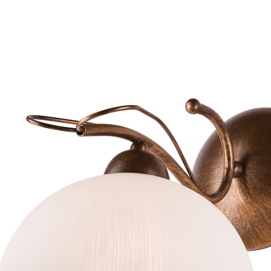 Kinkiet COBRA 1xE27/60W/230V brąz/patyna