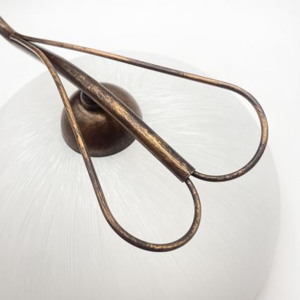 Kinkiet COBRA 1xE27/60W/230V brąz/patyna