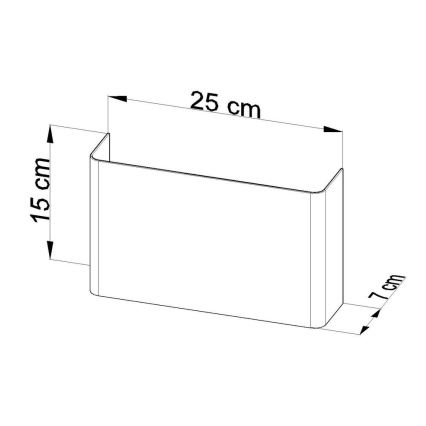 Kinkiet COPERTURA 2xG9/40W/230V biały