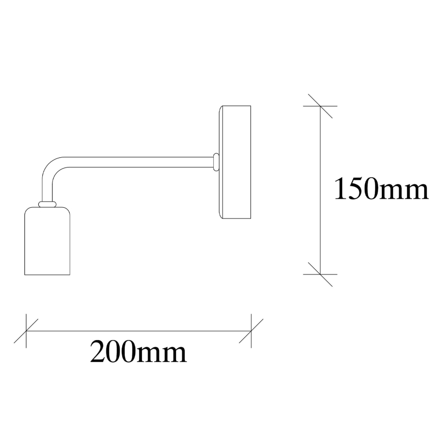 Kinkiet DENGE 1xE27/60W/230V