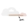 Kinkiet dziecięcy LED z półką CLOUD LED/5W/230V biały/różowy,