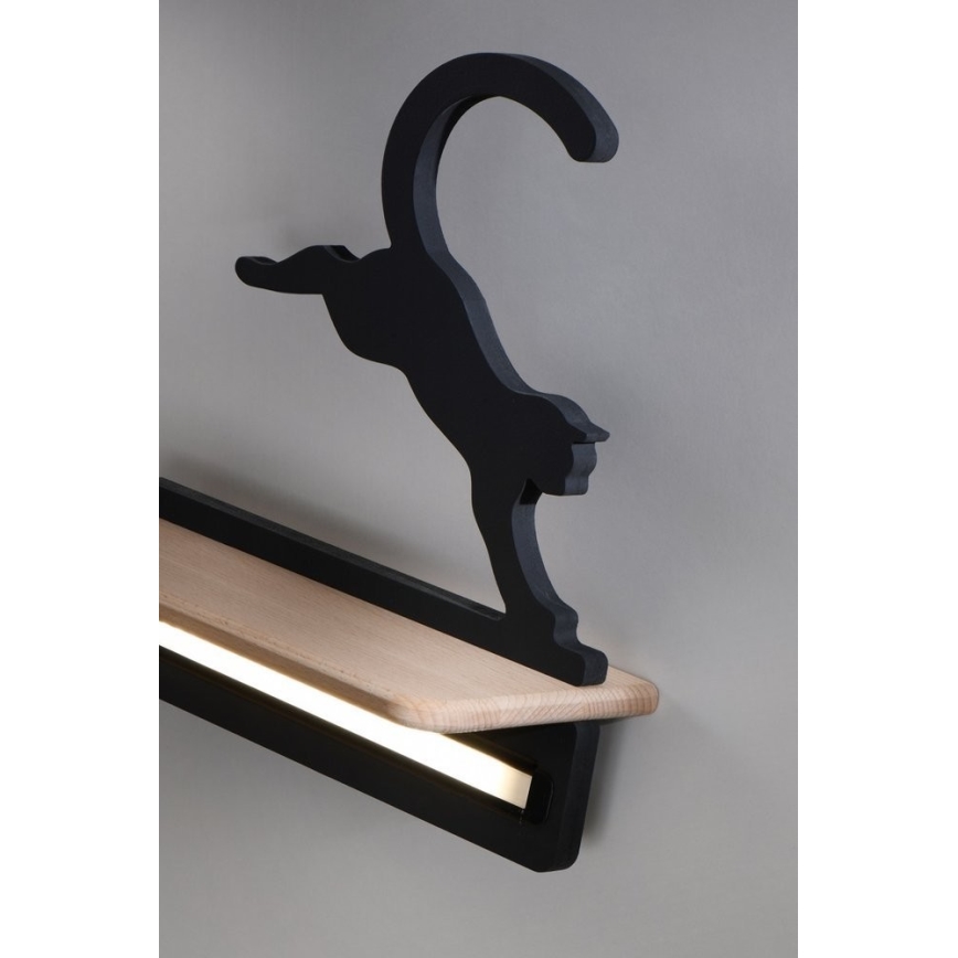 Kinkiet dziecięcy LED z półką JUMPING CAT LED/5W/230V, 
