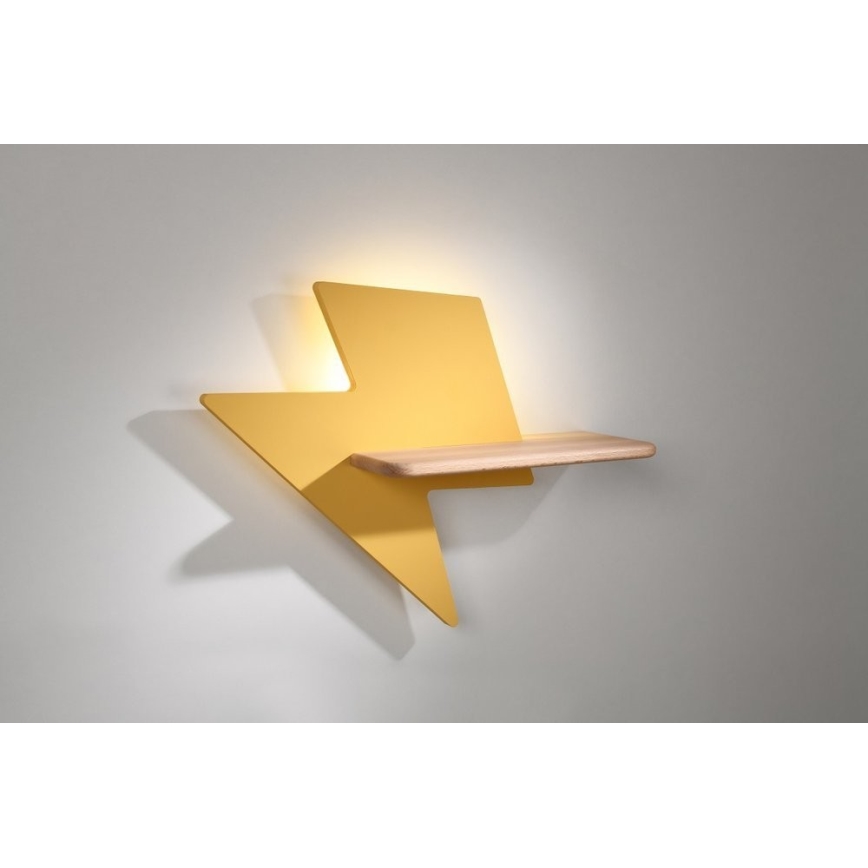 Kinkiet dziecięcy LED z półką LIGHTNING LED/4W/230V, 