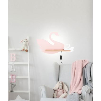 Kinkiet dziecięcy LED z półką SWAN LED/5W/230V, 