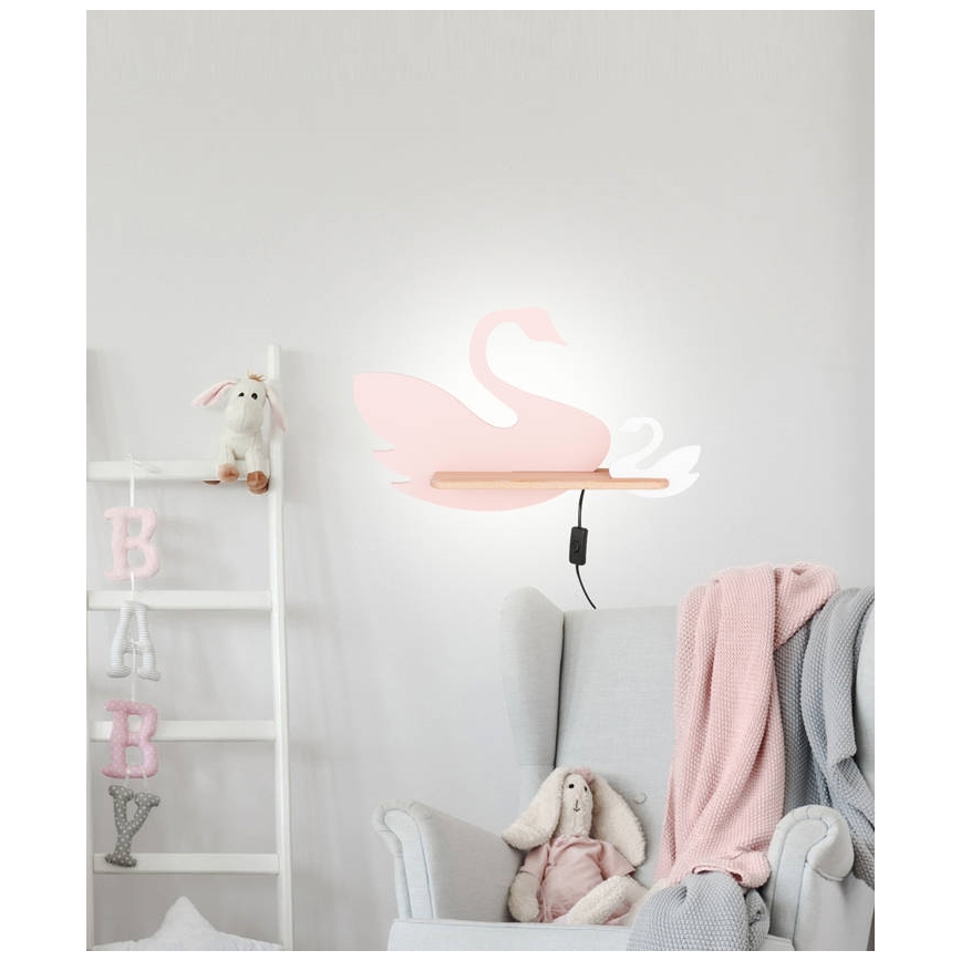 Kinkiet dziecięcy LED z półką SWAN LED/5W/230V, 