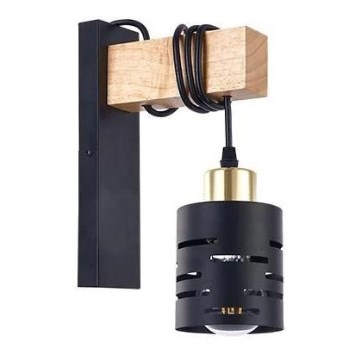 Kinkiet ELEN 1xE27/35W/230V czarny/złoty/brązowy