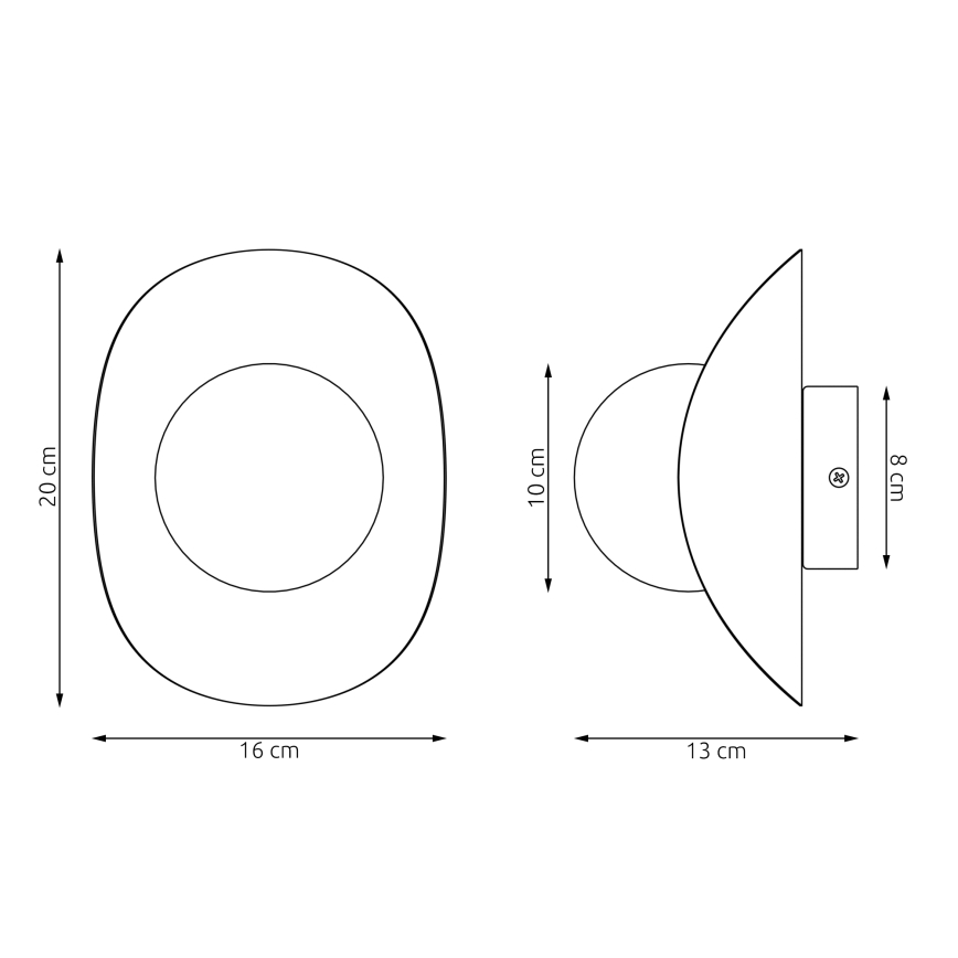 Kinkiet FIERO 1xG9/8W/230V szary