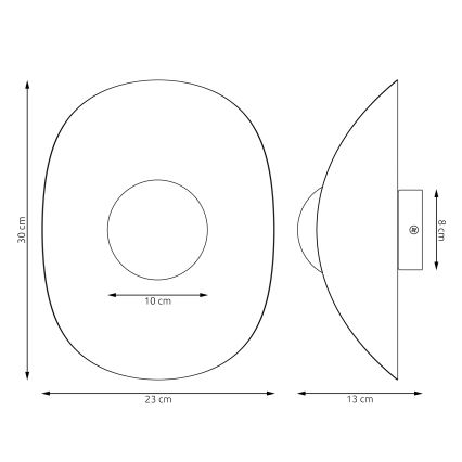 Kinkiet FIERO 1xG9/8W/230V szary