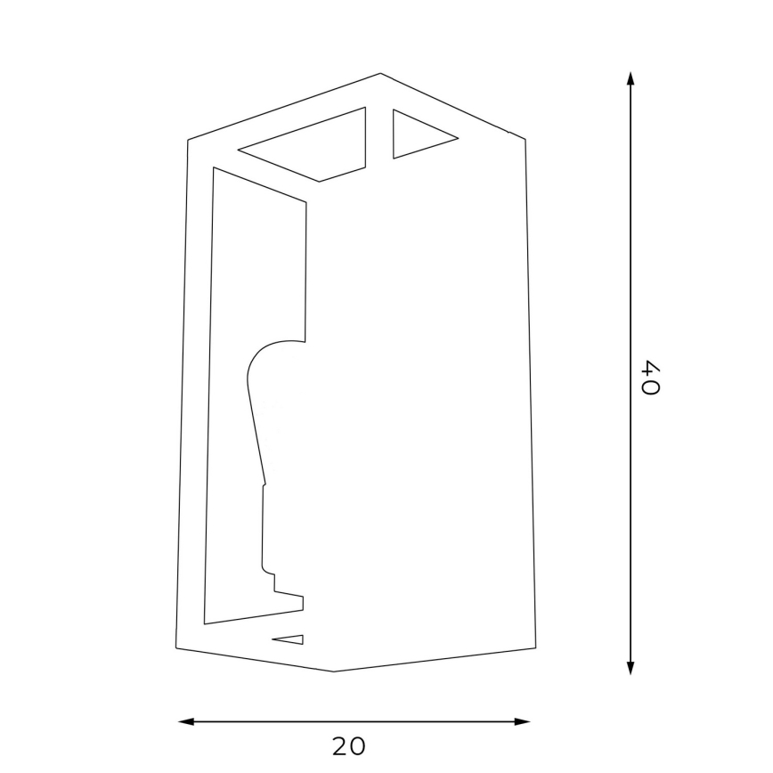 Kinkiet FRAME 2xE27/60W/230V