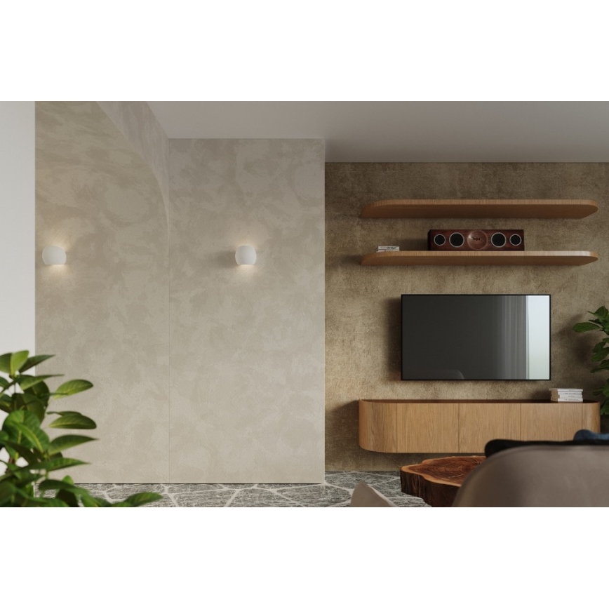 Sollux SL.0032 - Kinkiet GLOBE 1xE27/60W/230V biały