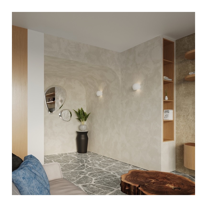 Sollux SL.0032 - Kinkiet GLOBE 1xE27/60W/230V biały