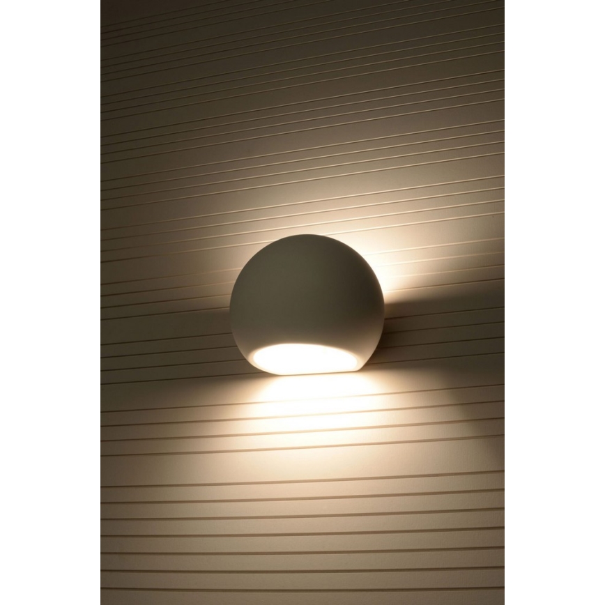 Sollux SL.0032 - Kinkiet GLOBE 1xE27/60W/230V biały