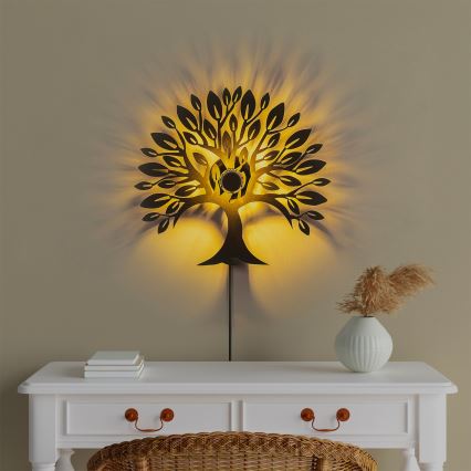 Kinkiet HEART TREE 1xE27/40W/230V czarny