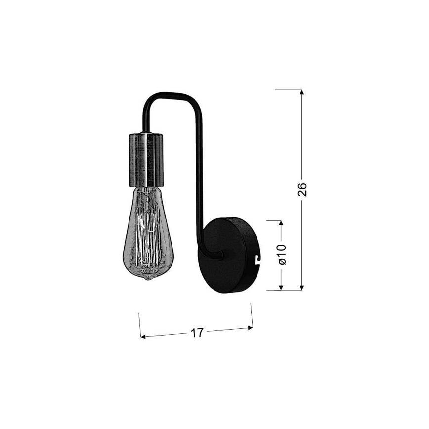Kinkiet HERPE 1xE27/60W/230V
