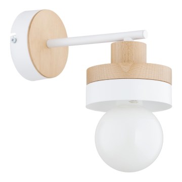 Kinkiet LARSO 1xE27/15W/230V biały/beżowy