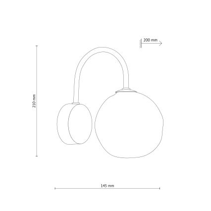 Kinkiet LAVA 1xG9/8W/230V beżowy/przydymiony beżowy