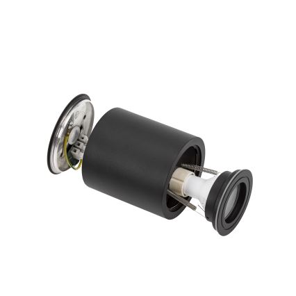 Kinkiet łazienkowy CHLOE 1xGU10/30W/230V IP65 okrągły czarny