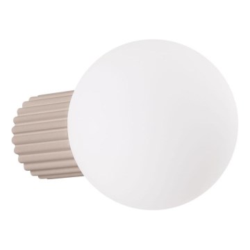 Kinkiet łazienkowy HALO 1xG9/8W/230V śr. 12 cm IP44 beżowy