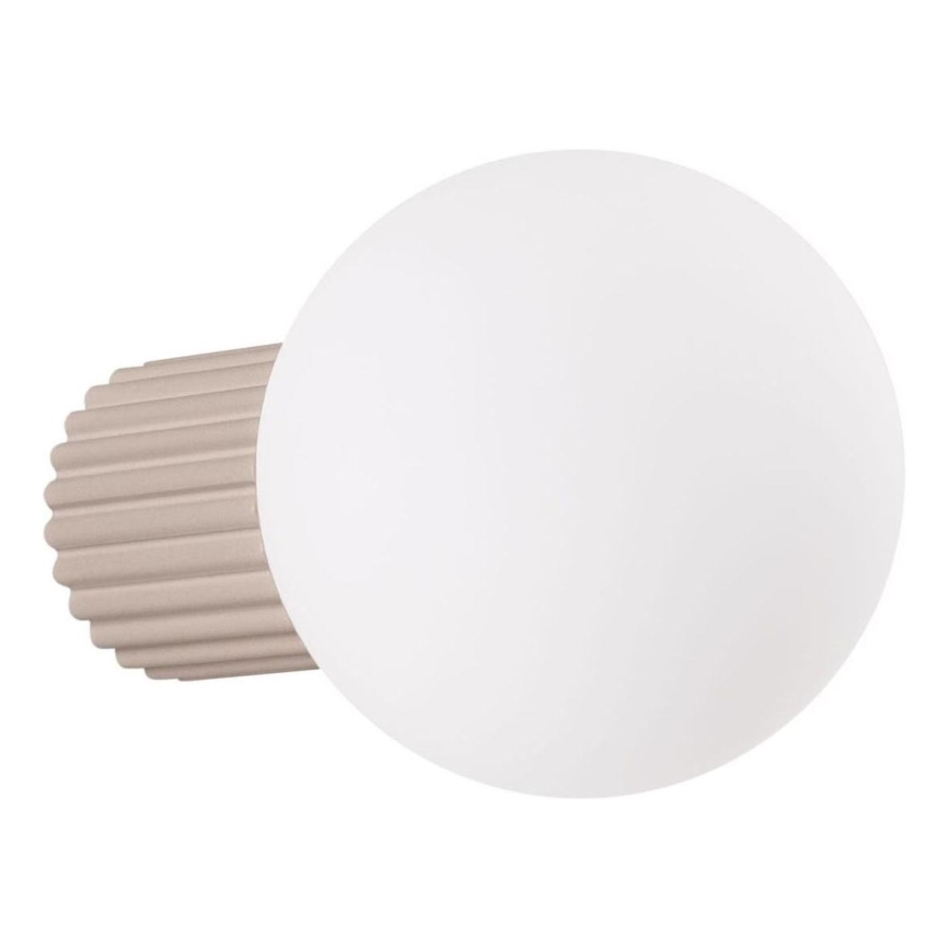 Kinkiet łazienkowy HALO 1xG9/8W/230V śr. 12 cm IP44 beżowy