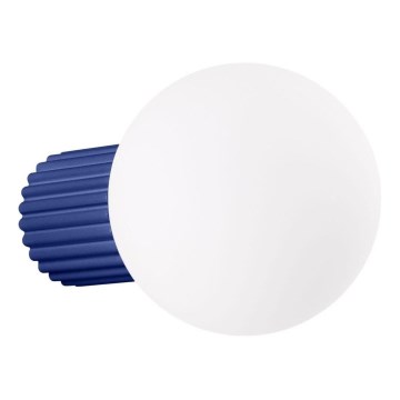 Kinkiet łazienkowy HALO 1xG9/8W/230V śr. 12 cm IP44 niebieski