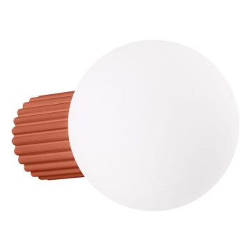 Kinkiet łazienkowy HALO 1xG9/8W/230V śr. 12 cm IP44 pomarańczowy