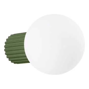 Kinkiet łazienkowy HALO 1xG9/8W/230V śr. 12 cm IP44 zielony