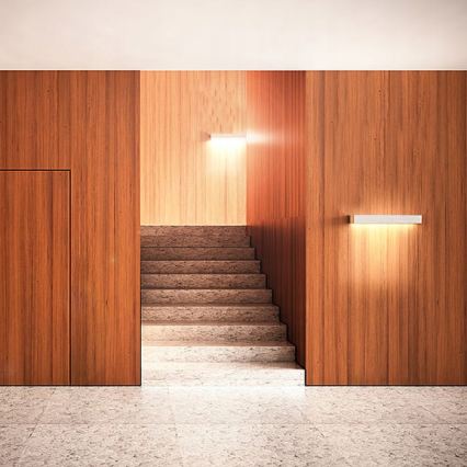 Kinkiet łazienkowy LED/9W/230V 40 cm IP44 błyszczący chrom