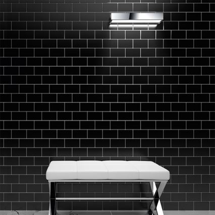Kinkiet łazienkowy LED/9W/230V 40 cm IP44 błyszczący chrom